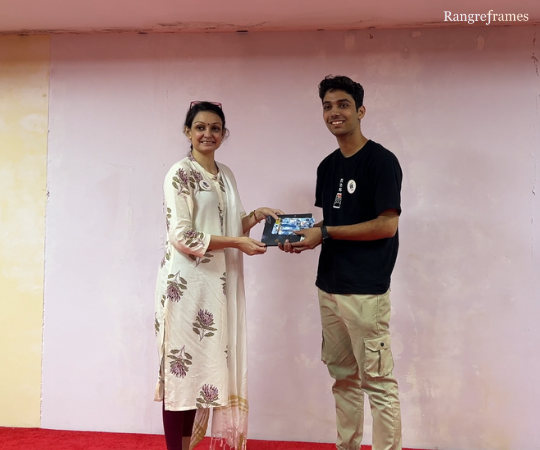 3rd Winner Shlok at Rang Manch Acting Hunt in Rangrej Frames Pvt. Ltd.