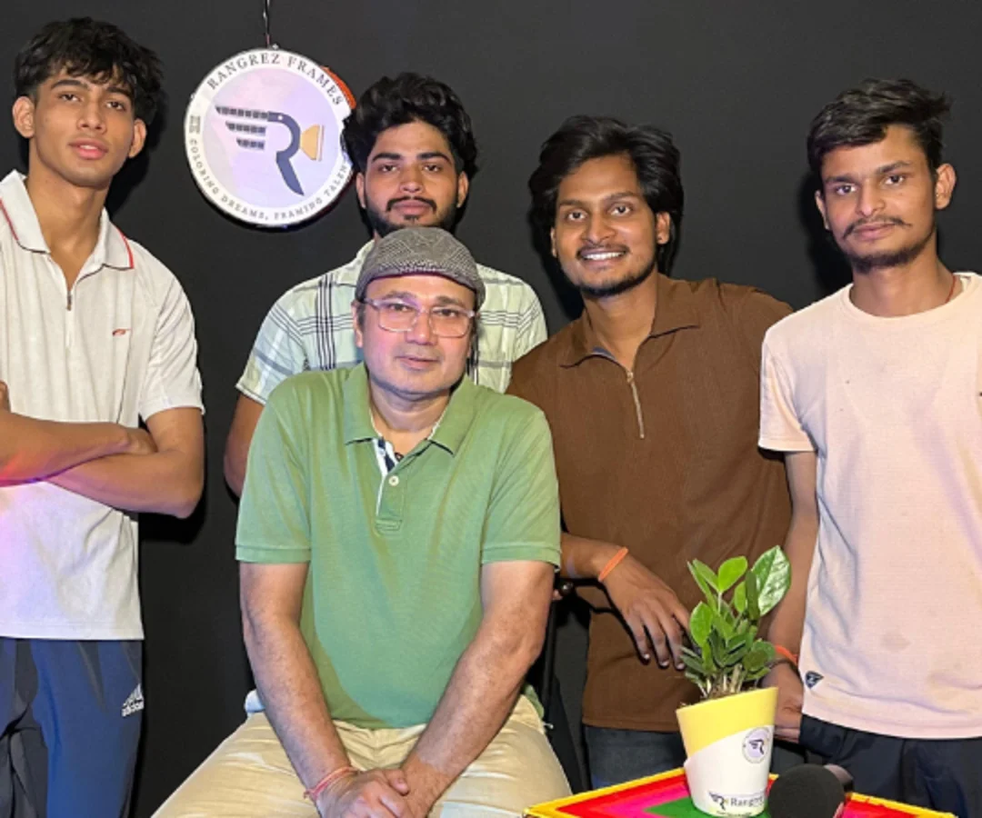 Rangrej Team with Mentor Rahul Trivedi
